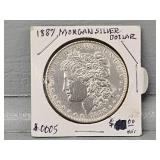 1887 Morgan Silver Dollar