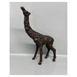 Giraffe Statue- Cast Iron with Bronze Overlay