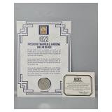 1923 Peace Dollar with President Warren G.