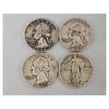 1952,1953, 1958 Quarters, Liberty Silver Quarter