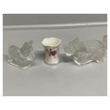 Scottie Dogs and Handpainted Toothpick holder