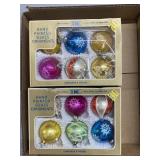 Christmas Hand painted glass ornaments