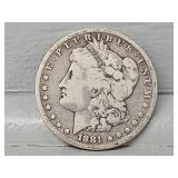 1881 Morgan Silver Dollar