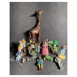 Small Wizard of Oz Figures, Wooden Giraffe