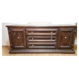 Multi-Toned Wood Cabinet