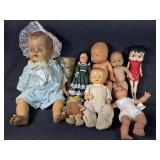 1950ï¿½s Drink and Wet Solid Vinyl Doll