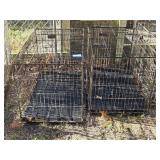 2 Medium Wire Animal Crates