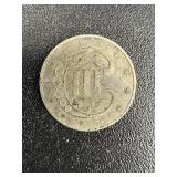 1859 3 Cent Silver Coin