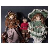 Porcelain Native American Doll, Porcelain S