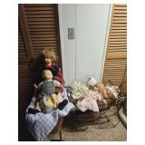 Dolls with Stroller