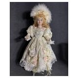 Porcelain Victorian Rose Doll