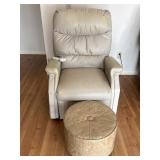 Pride Lift/ Recliner Chair w/ Rolling Foot Stool