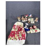 Snowman Candle Holder, Christmas Ornaments