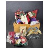 Wooden Box, Bows, Blanket, Towel, Snow,Rug