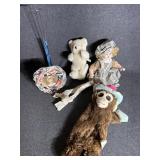 Monkey Pupet, Bear, Doll With Stand