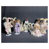 Small Porcelain Jesters, Clown,