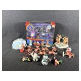 Rudolph The Rednose Reindeer Figurines