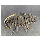 Vintage Shears, Wrench and More