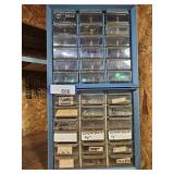 2 Small Hardware Organizers with Hardware
