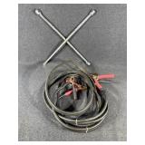 Jumper Cables, 4 Way Tire Iron