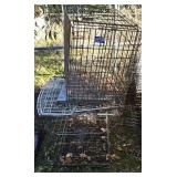 2 Wired Animal Crates