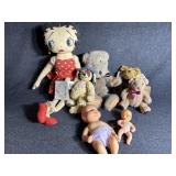 Betty Boop, Russ Teddy Bear, Boyds Bears, Mill
