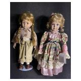 Porcelain Mary Annï¿½s Dolls , 17"
