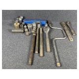 Assorted Sockets, Ratchets, Impact Driver