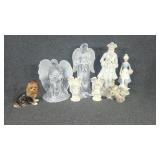 Angel Figurines, Dog Figure, Colonial Figure