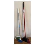 House Broom, Small Hand Brush w/ Dust Pan