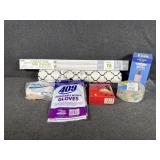 Assorted Water Filters(3), Cleaning Supplies,