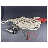 Focal Action Binoculars , Rope, Hooks