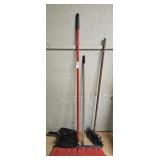 Push Broom, Dust Pan, Broken Broom