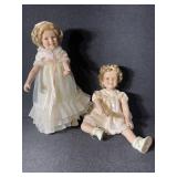 Porcelain Shirley Temple With Stand, Porcelain