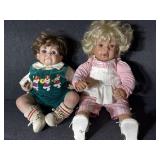 Plastic Mary Lou Doll With Blonde Hair, P
