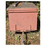 Small Red Wooden Wagon