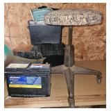 Car Battery, Stool, Battery Cases
