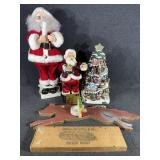 Santa Figures, Christmas Village Pieces