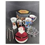 Christmas Ornaments, Coffee Cup, Bell