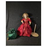 Porcelain Shirley Temple With Stand