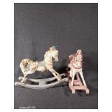 Rocking Horses, Porcelain Shelf