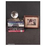 Miners Lamp, Kleenex, Books, Picture