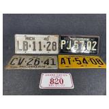 Michigan Vintage License Plates (9)