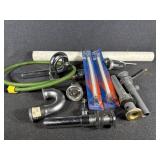 12" Faucet Supply Line, Pipes