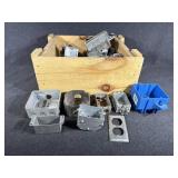 Wooden Create with Electric Boxes