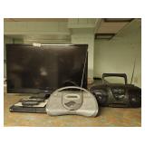 Seiko TV, DVD Player, 2 Radios
