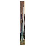 Small Garden T Posts, Extender Handles