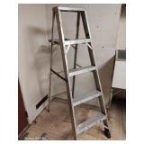 Metal Step Ladder, 5 Foot Metal Ladder
