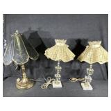Crystal Boudoir Table Lamp(2), Brass Touch lamp