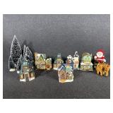 Reigndeer, Santa and Sleigh, Snowmen, Small